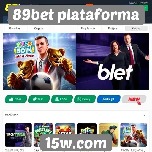 Oferta de jogos e apostas na 89bet plataforma